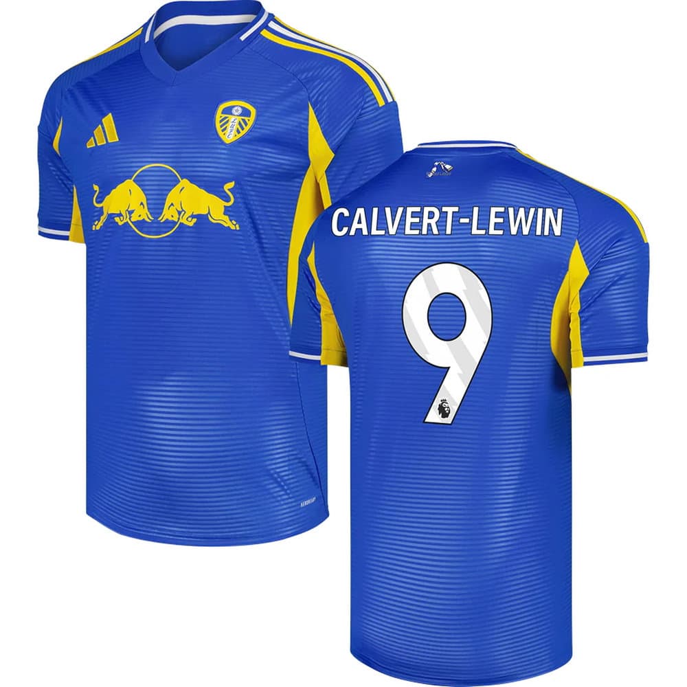 Men's CALVERT-LEWIN #9 Leeds United Away Replica Jersey 2025/26