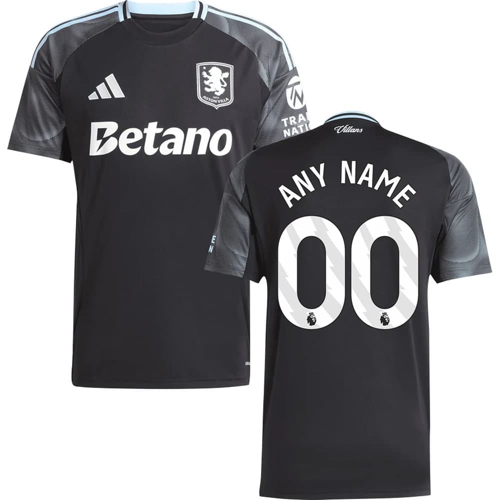 Men's Aston Villa Away Replica Custom Jersey 2025/26