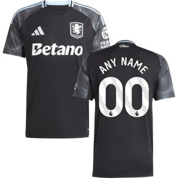 Men's Aston Villa Away Replica Custom Jersey 2025/26 Men's Aston Villa Away Replica Custom Jersey 2025/26
