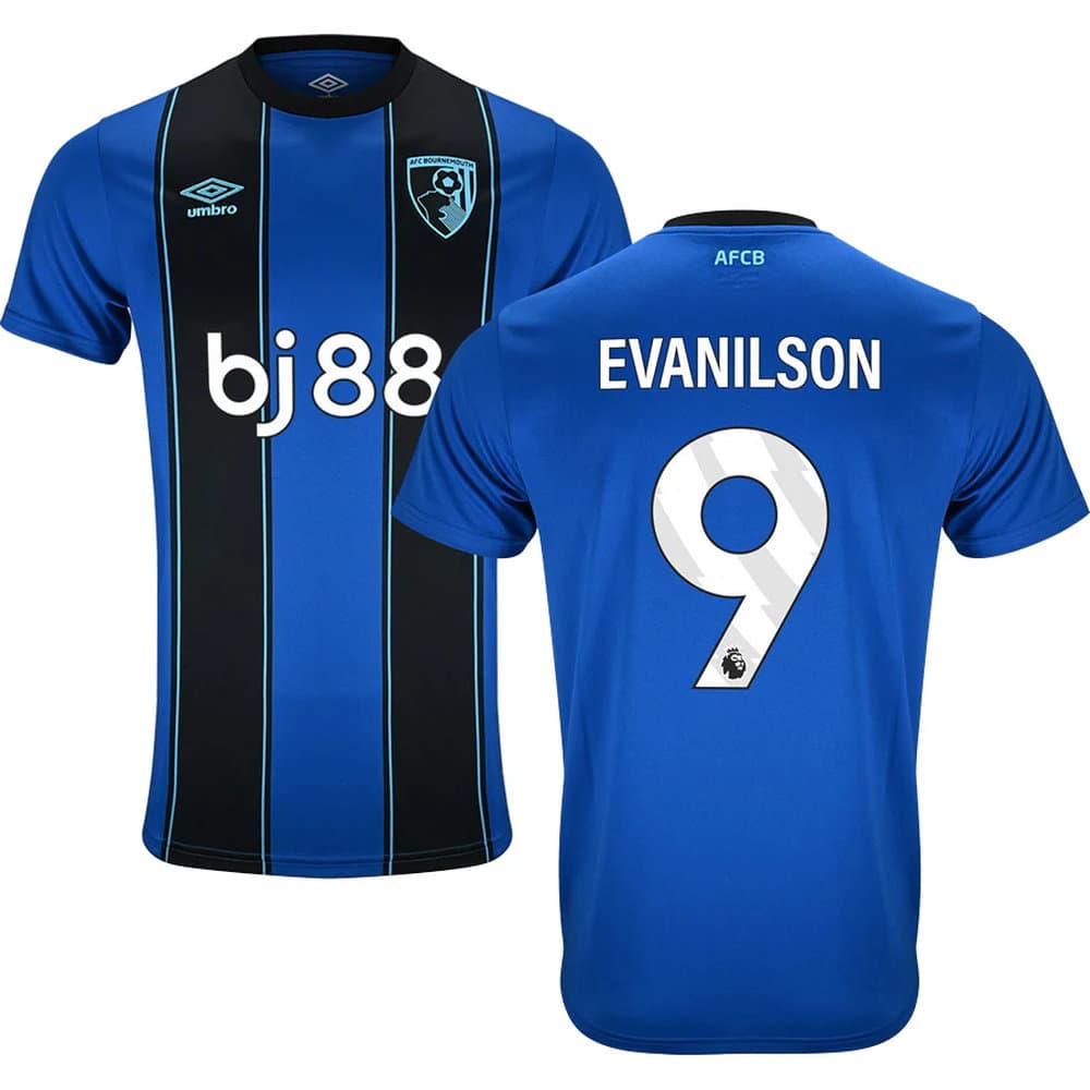 Men's EVANILSON #9 Bournemouth AFC Away Replica Jersey 2025/26
