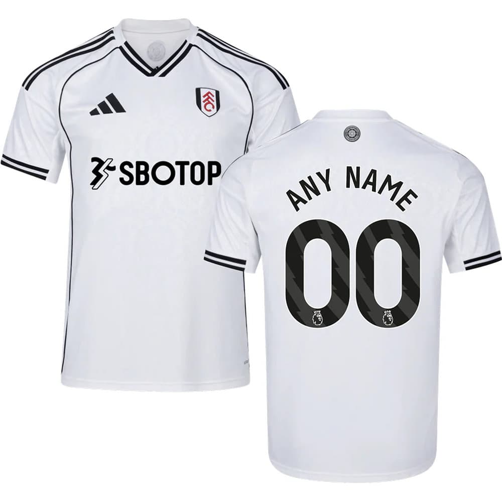 Men's Fulham Home Replica Custom Jersey 2025/26