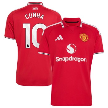 Men's CUNHA #10 Manchester United Home Replica Jersey 2026/27