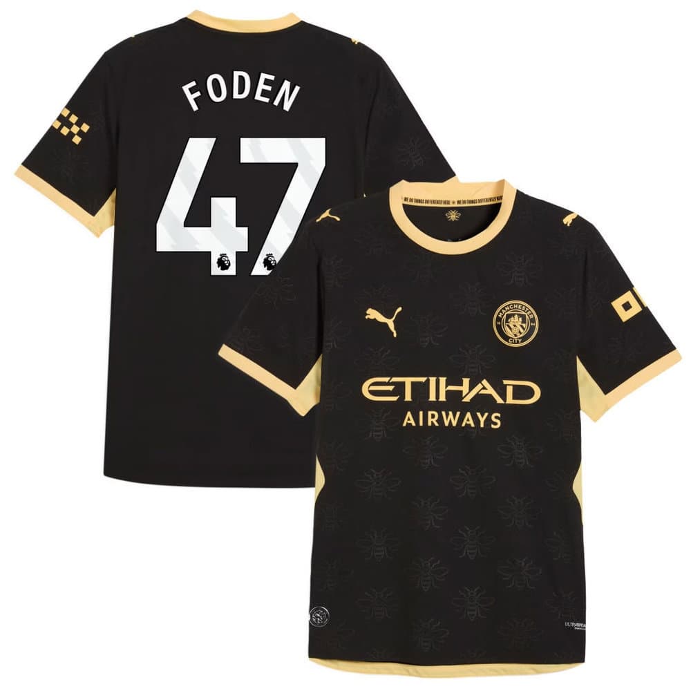 Men's FODEN #47 Manchester City Away Authentic Jersey 2026/27 Men's FODEN #47 Manchester City Away Authentic Jersey 2026/27