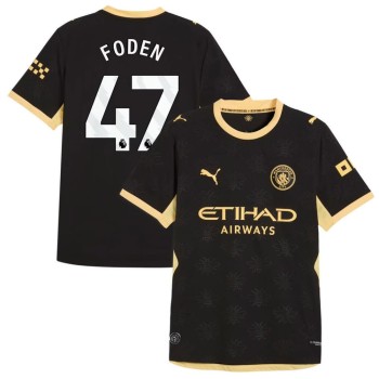 Men's FODEN #47 Manchester City Away Authentic Jersey 2026/27 Men's FODEN #47 Manchester City Away Authentic Jersey 2026/27