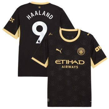 Kid's HAALAND #9 Manchester City Away Replica Jersey 2026/27