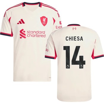 Kid's CHIESA #14 Liverpool Away Replica Jersey 2025/26