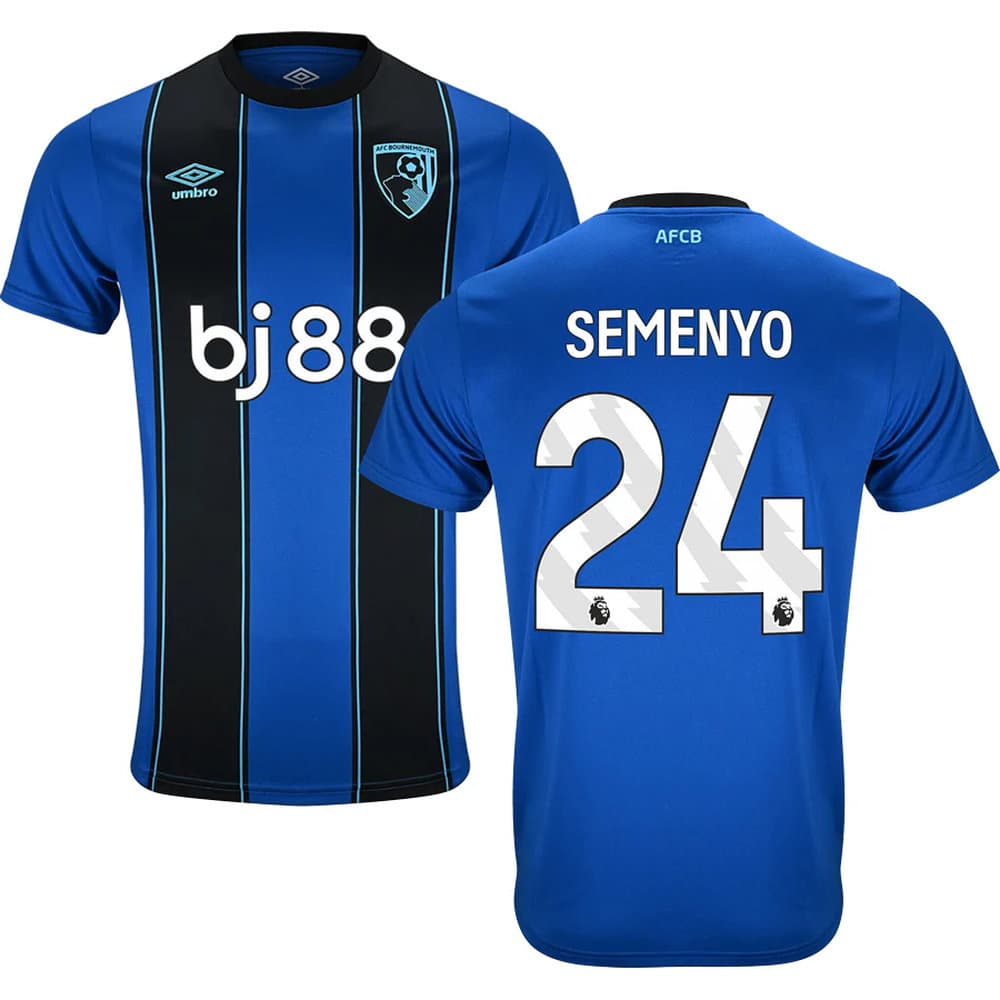 Men's SEMENYO #24 Bournemouth AFC Away Replica Jersey 2025/26