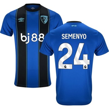 Men's SEMENYO #24 Bournemouth AFC Away Replica Jersey 2025/26