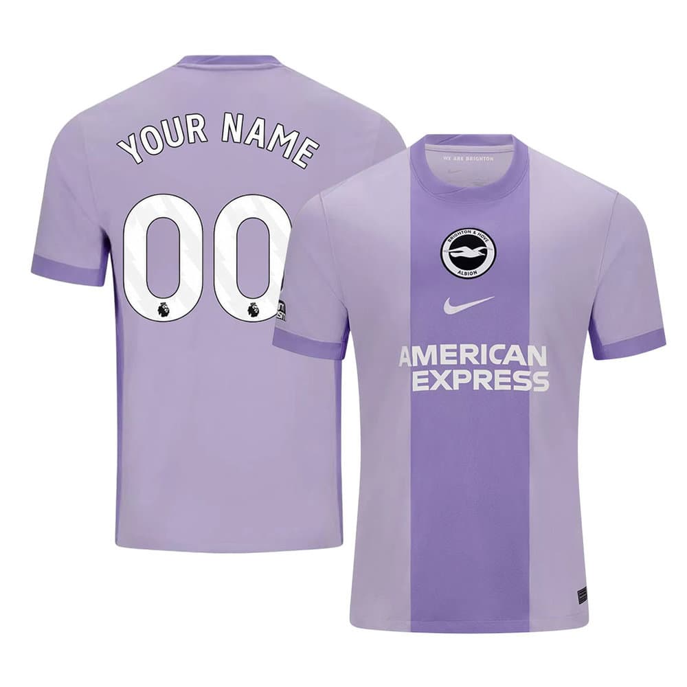 Kid's Brighton & Hove Albion Away Replica Custom Jersey 2025/26