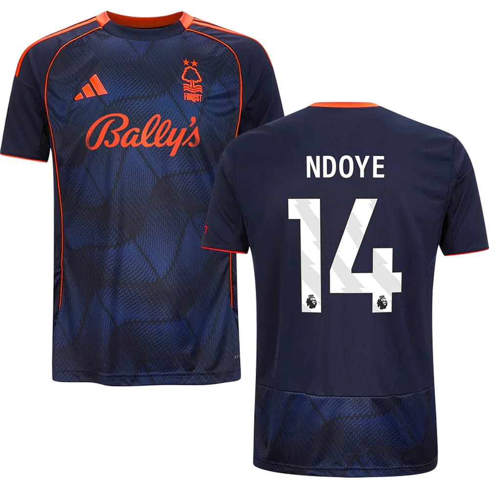 Kid's NDOYE #14 Nottingham Forest Third Replica Jersey 2025/26 Kid's NDOYE #14 Nottingham Forest Third Replica Jersey 2025/26