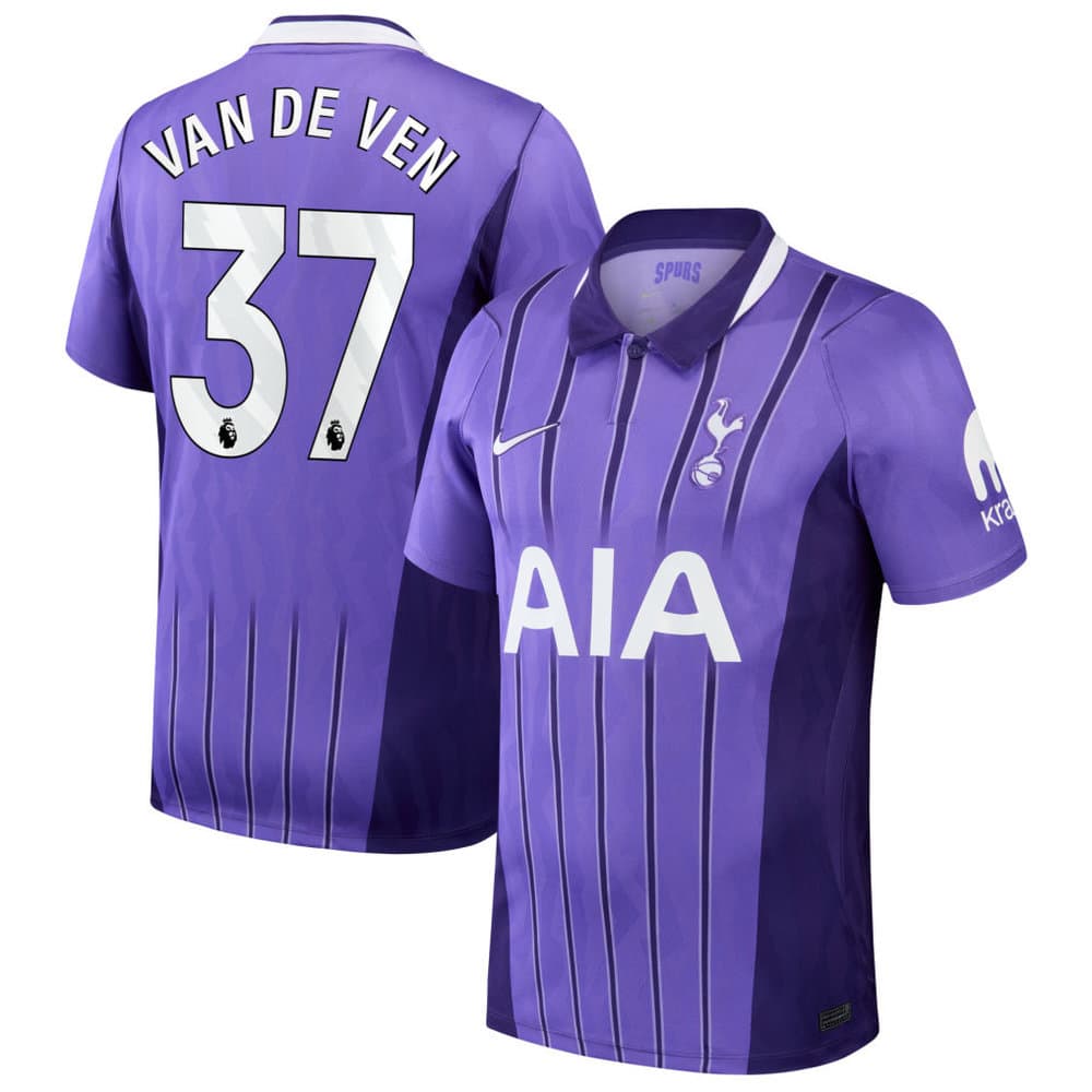 Men's Micky van de Ven #37 Tottenham Hotspur Third Stadium Replica Jersey 2026/27