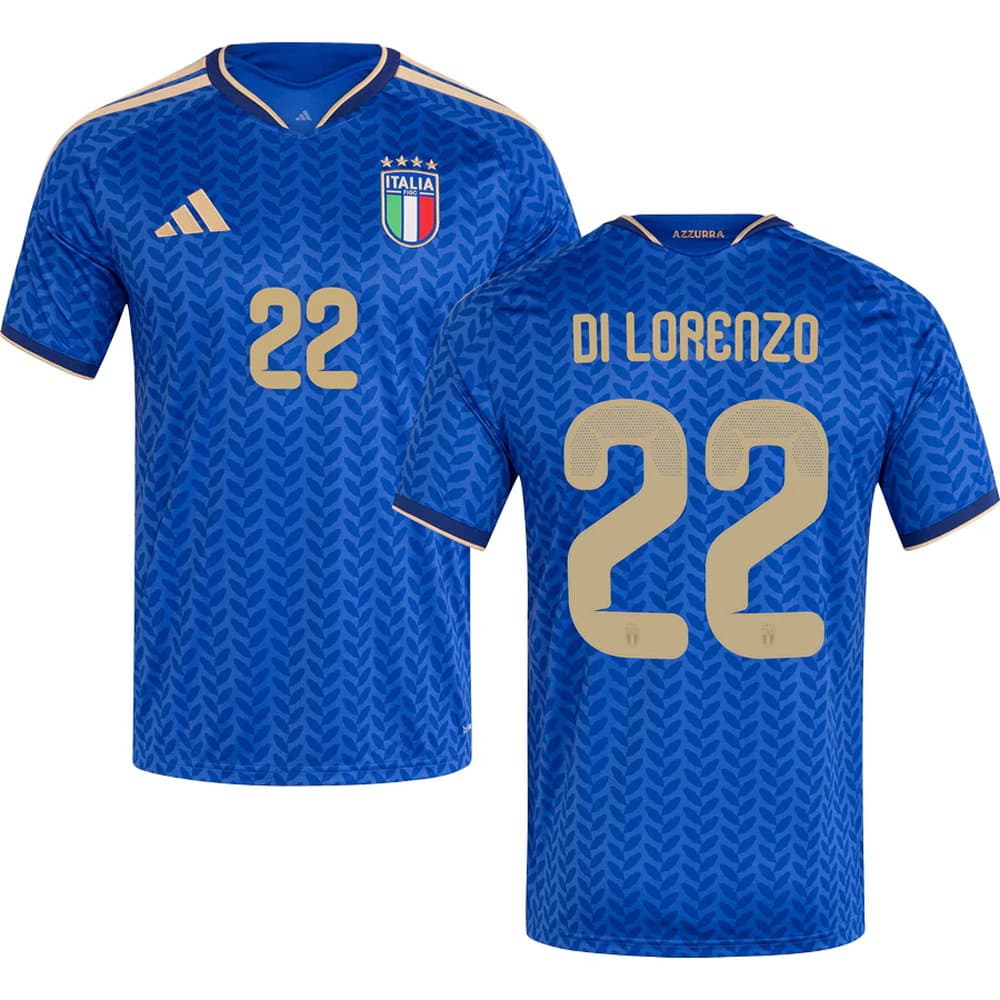 Kid's DI LORENZO #22 Italy Home Replica Jersey World Cup 2026