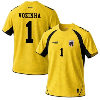 Men's Cape Verde #1 VOZINHA Goalkeeper Authentic Jersey World Cup 2026 Men's Cape Verde #1 VOZINHA Goalkeeper Authentic Jersey World Cup 2026