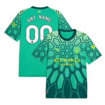 Kid's Manchester City Goalkeeper Replica Custom Jersey 2026/27