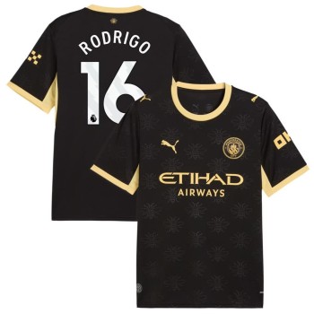 Kid's RODRIGO #16 Manchester City Away Replica Jersey 2026/27