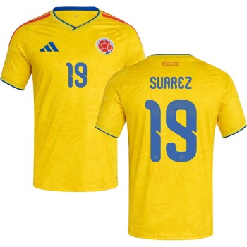 Kid's SUAREZ #19 Colombia Home Replica Jersey World Cup 2026 Kid's SUAREZ #19 Colombia Home Replica Jersey World Cup 2026