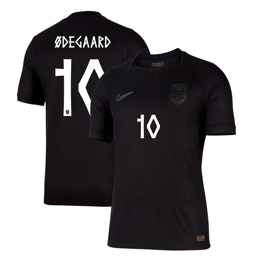Men's Martin Ødegaard #10 Norway Away Replica Jersey World Cup 2026