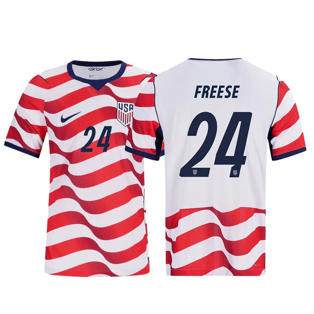 Men's Matt Freese #24 USA Home Match Authentic Jersey World Cup 2026 Men's Matt Freese #24 USA Home Match Authentic Jersey World Cup 2026