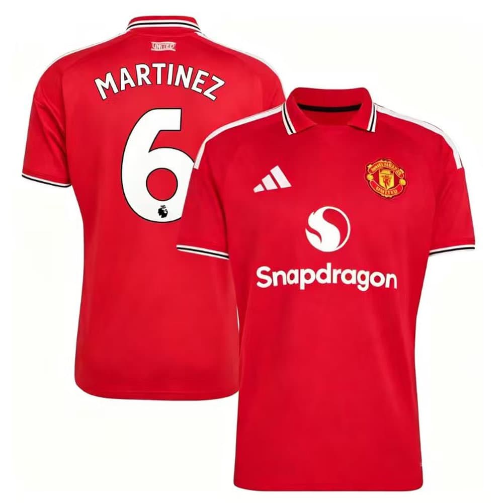 Kid's MARTINEZ #6 Manchester United Home Replica Jersey 2026/27 Kid's MARTINEZ #6 Manchester United Home Replica Jersey 2026/27