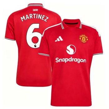 Kid's MARTINEZ #6 Manchester United Home Replica Jersey 2026/27