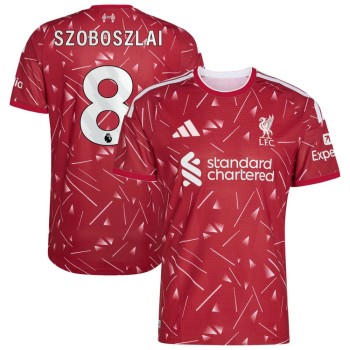 Kid's SZOBOSZLAI #8 Liverpool Home Authentic Jersey 2026/27