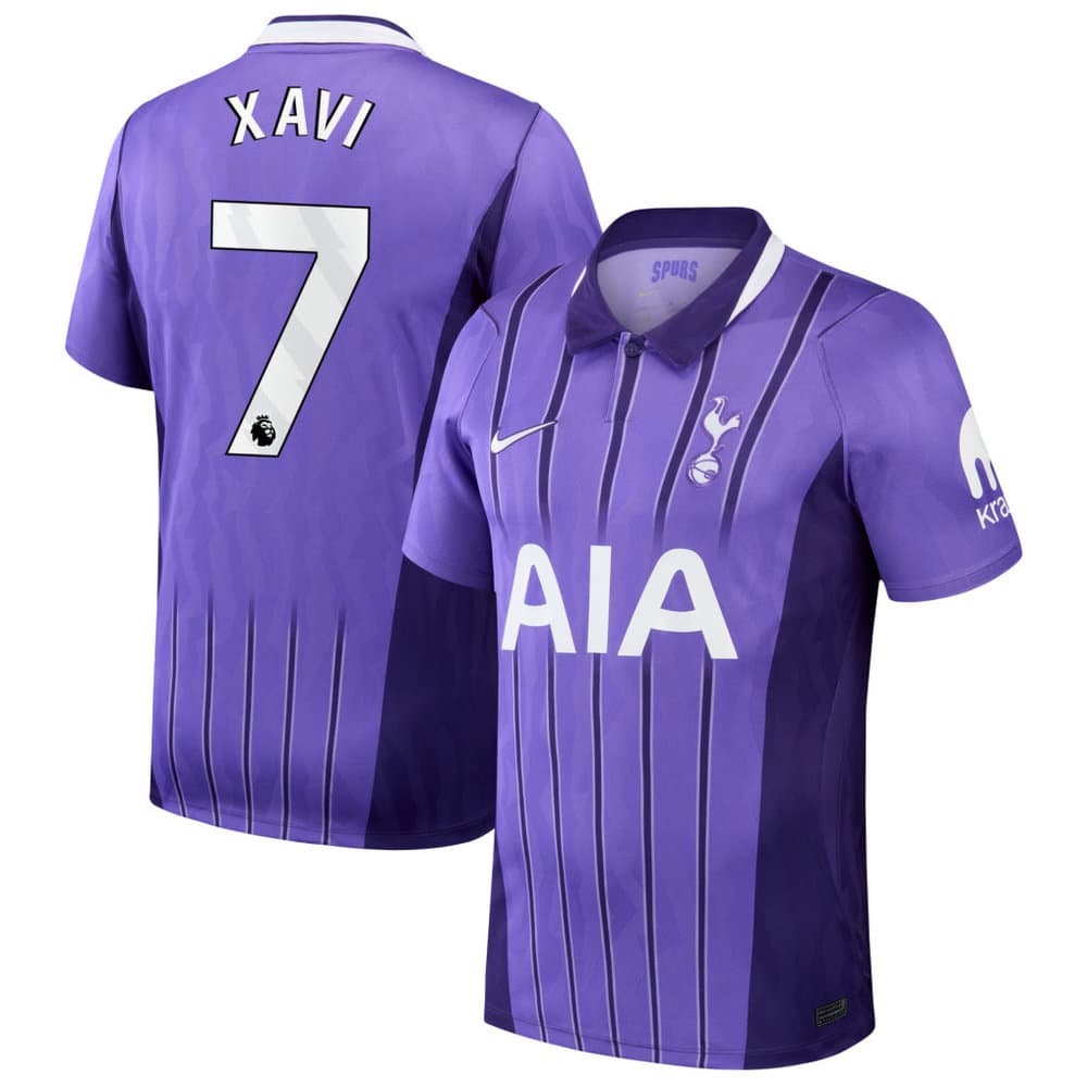 Kid's XAVI #7 Tottenham Hotspur Third Stadium Replica Jersey 2026/27 Kid's XAVI #7 Tottenham Hotspur Third Stadium Replica Jersey 2026/27