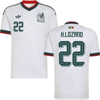 Kid's H.LOZANO #22 Mexico Away Replica Jersey World Cup 2026 Kid's H.LOZANO #22 Mexico Away Replica Jersey World Cup 2026