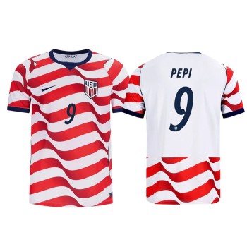 Kid's Ricardo Pepi #9 USA Home Stadium Replica Jersey World Cup 2026 Kid's Ricardo Pepi #9 USA Home Stadium Replica Jersey World Cup 2026