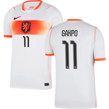 Men's GAKPO #11 Netherlands Away Replica Jersey World Cup 2026
