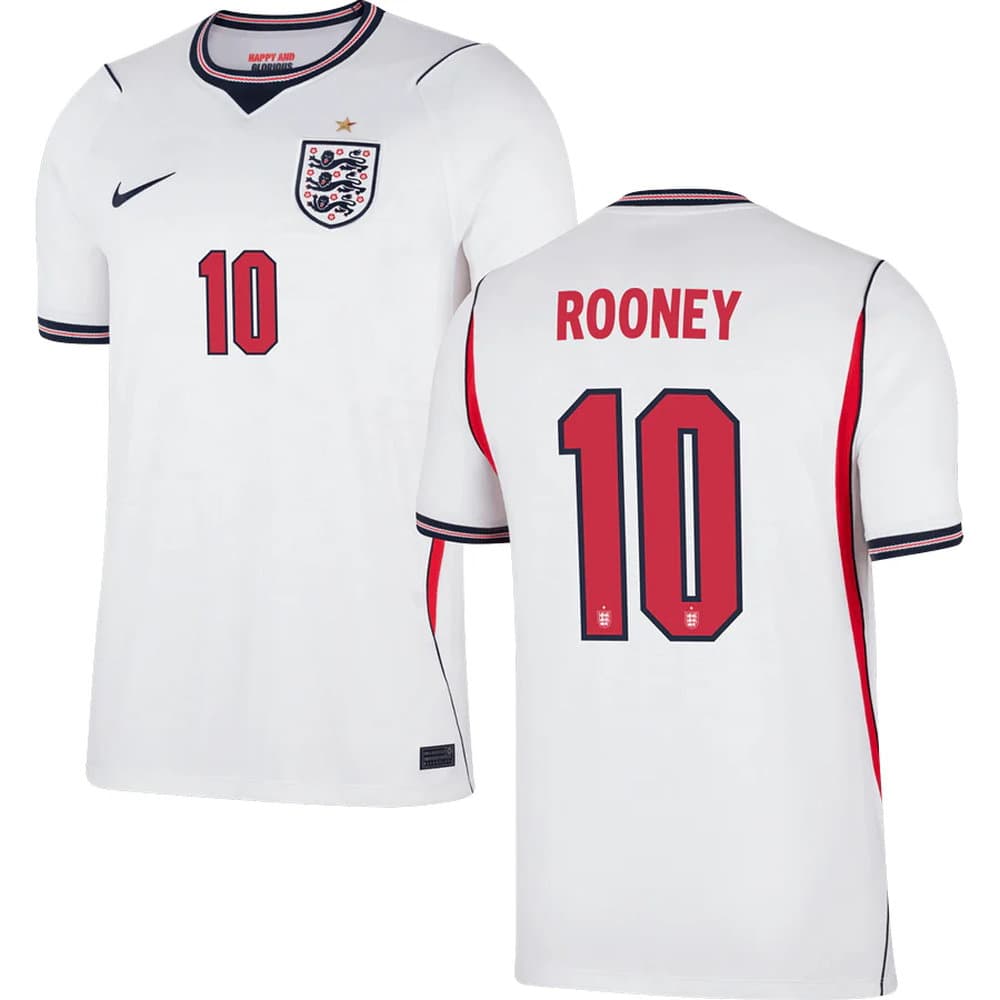 Kid's ROONEY #10 England Home Replica Jersey World Cup 2026