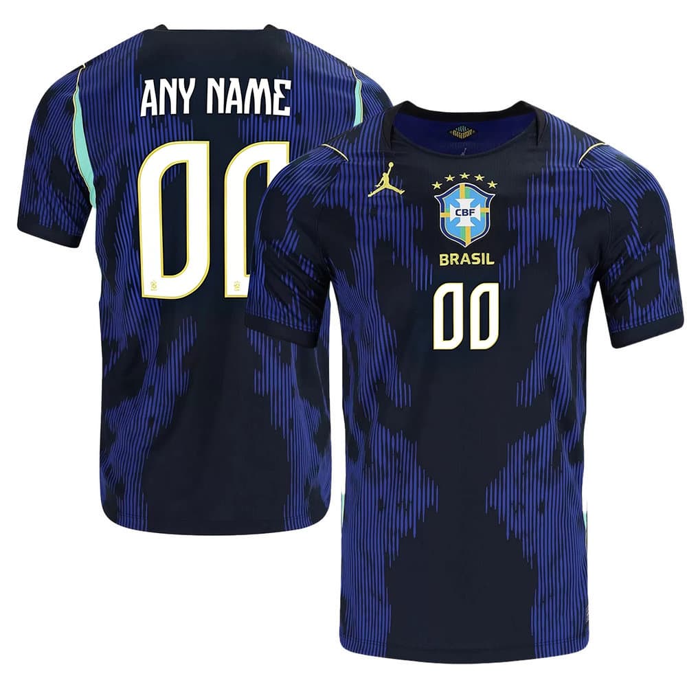 Kid's Brazil Away Replica Custom Jersey World Cup 2026