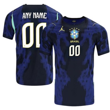 Kid's Brazil Away Replica Custom Jersey World Cup 2026