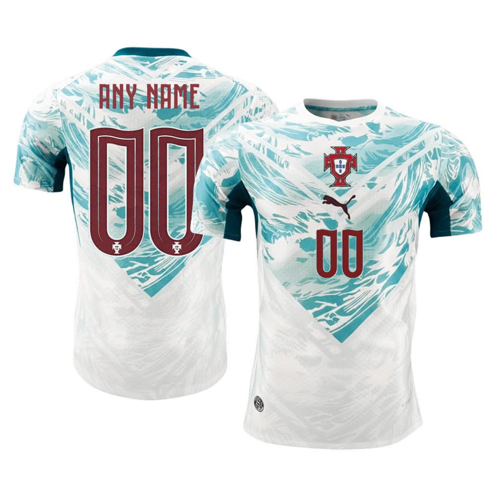 Men's Portugal Away Authentic Custom Jersey World Cup 2026