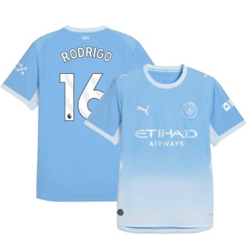 Kid's RODRIGO #16 Manchester City Home Authentic Jersey 2026/27