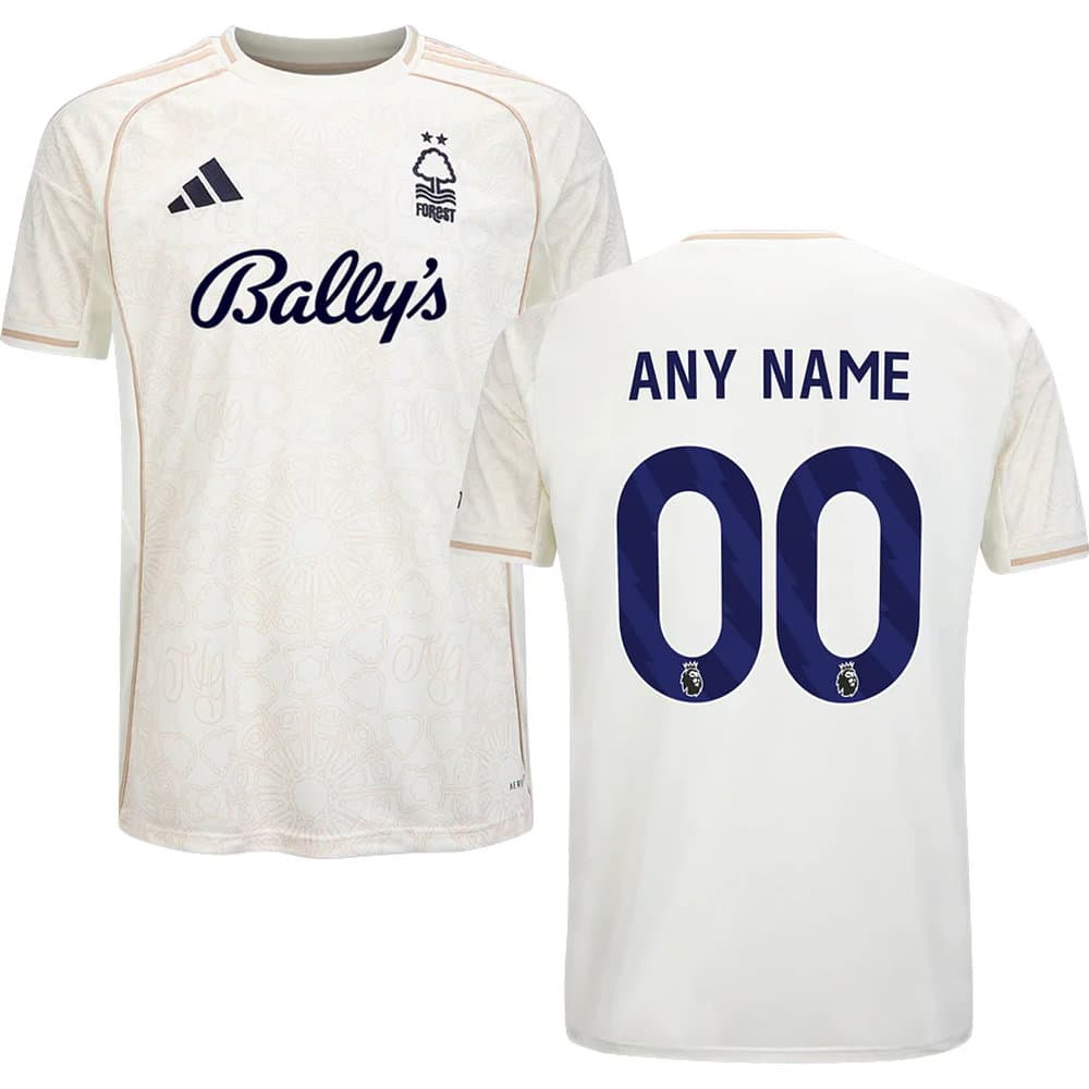 Kid's Nottingham Forest Away Replica Custom Jersey 2025/26
