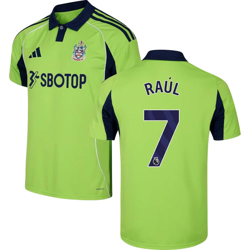 Kid's RAÚL #7 Fulham Away Replica Jersey 2025/26