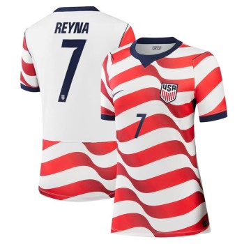 Women's Giovanni Reyna #7 USA Home Stadium Replica Jersey World Cup 2026