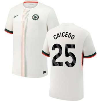Kid's CAICEDO #25 Chelsea Away Replica Jersey 2025/26
