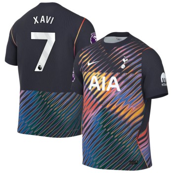 Kid's XAVI #7 Tottenham Hotspur Away Match Authentic Jersey 2026/27