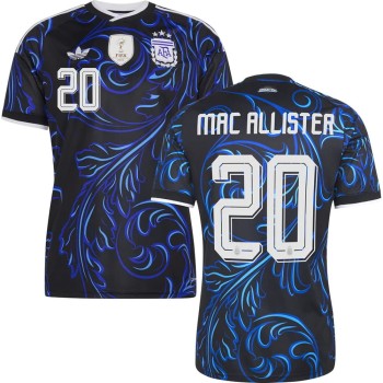 Kid's MAC ALLISTER #20 Argentina Away Replica Jersey World Cup 2026 Kid's MAC ALLISTER #20 Argentina Away Replica Jersey World Cup 2026