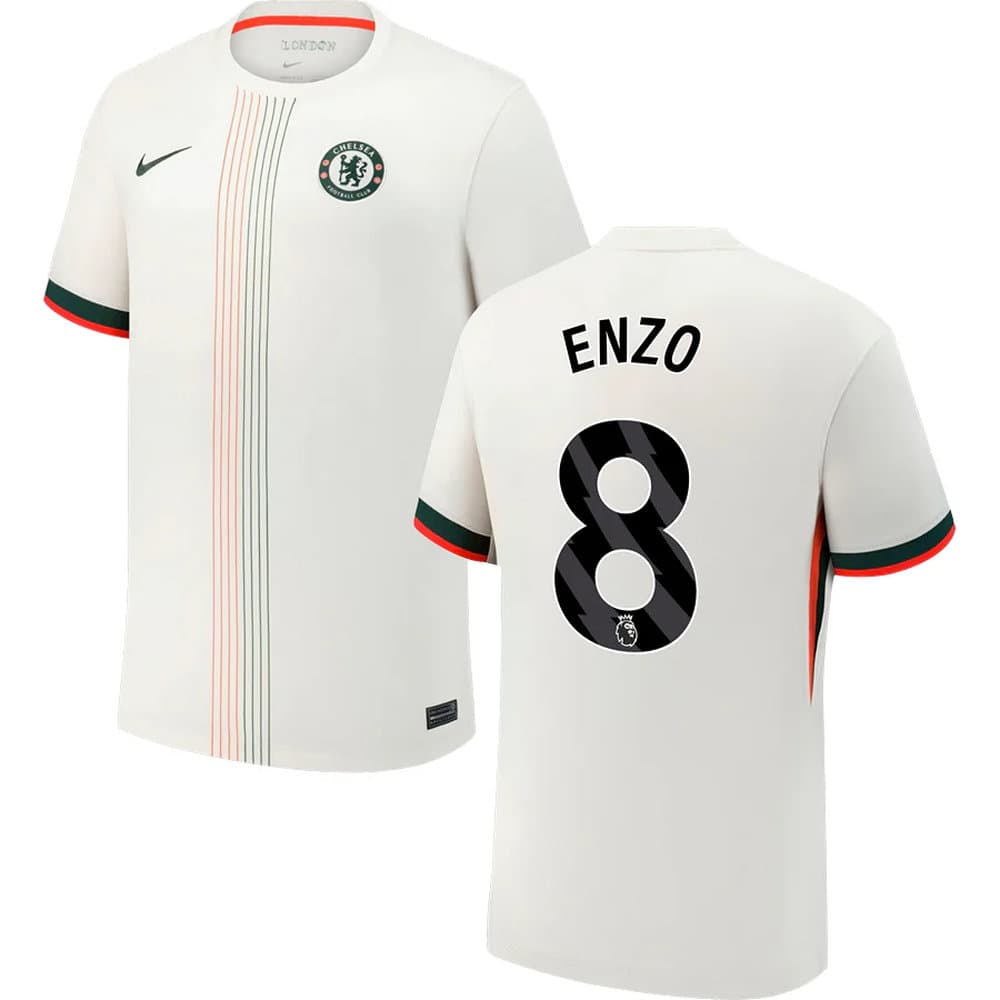 Kid's ENZO #8 Chelsea Away Replica Jersey 2025/26