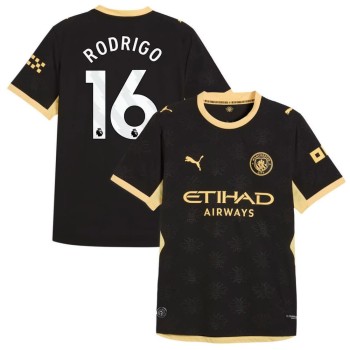 Kid's RODRIGO #16 Manchester City Away Authentic Jersey 2026/27 Kid's RODRIGO #16 Manchester City Away Authentic Jersey 2026/27