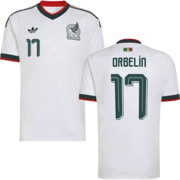 Kid's ORBELÍN #17 Mexico Away Replica Jersey World Cup 2026 Kid's ORBELÍN #17 Mexico Away Replica Jersey World Cup 2026