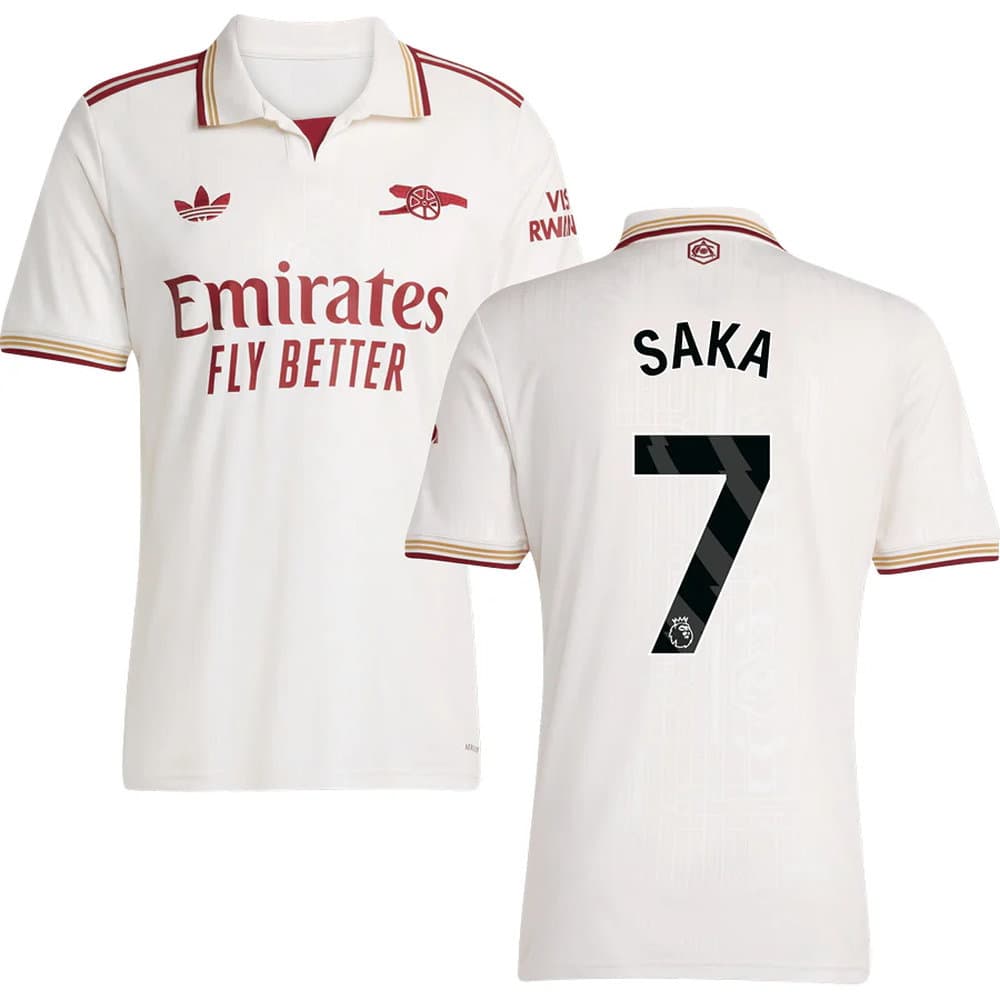 Kid's SAKA #7 Arsenal Third Stadium Replica Jersey 2025/26 Kid's SAKA #7 Arsenal Third Stadium Replica Jersey 2025/26