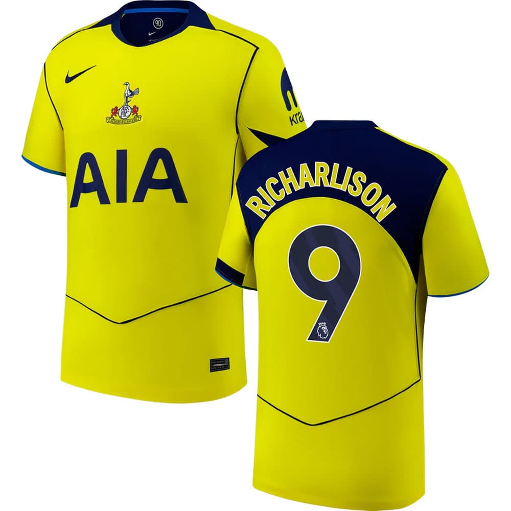 Men's RICHARLISON #9 Tottenham Hotspur Third Replica Jersey 2025/26 Men's RICHARLISON #9 Tottenham Hotspur Third Replica Jersey 2025/26