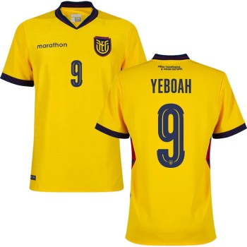Men's YEBOAH #9 Ecuador Home Replica Jersey World Cup 2026 Men's YEBOAH #9 Ecuador Home Replica Jersey World Cup 2026