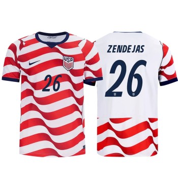 Men's Alejandro Zendejas #26 USA Home Stadium Replica Jersey World Cup 2026 Men's Alejandro Zendejas #26 USA Home Stadium Replica Jersey World Cup 2026