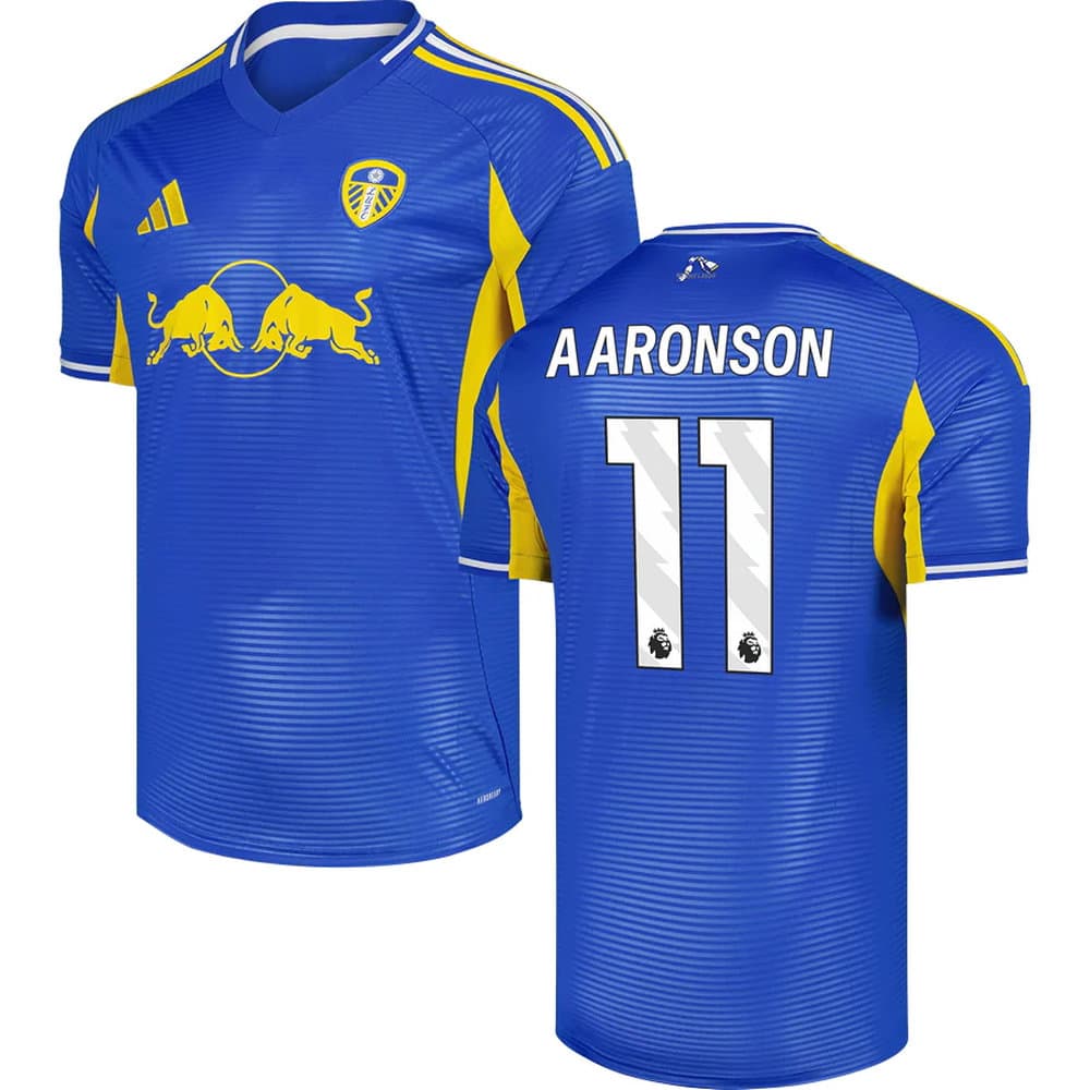 Men's AARONSON #11 Leeds United Away Replica Jersey 2025/26