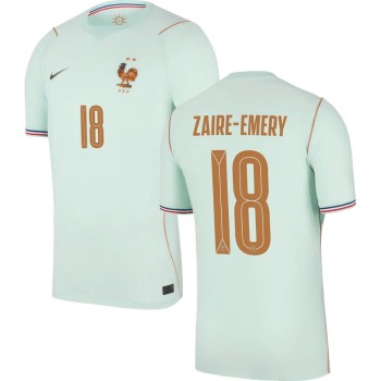 Kid's ZAIRE-EMERY #18 France Away Replica Jersey World Cup 2026 Kid's ZAIRE-EMERY #18 France Away Replica Jersey World Cup 2026