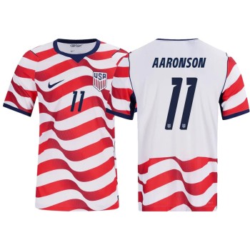 Men's Brenden Aaronson #11 USA Home Match Authentic Jersey World Cup 2026 Men's Brenden Aaronson #11 USA Home Match Authentic Jersey World Cup 2026